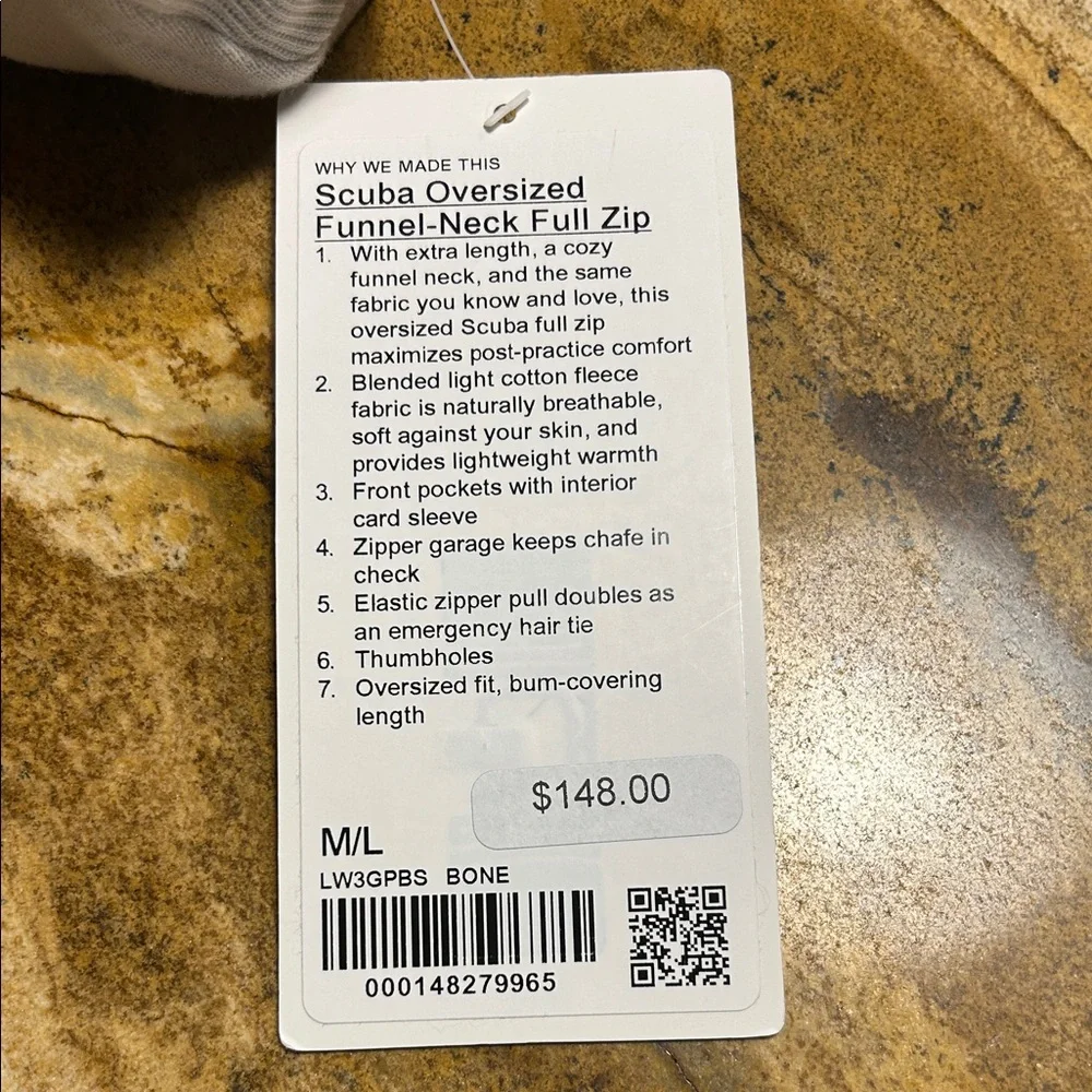 lululemon Scuba Oversized Funnel-Neck Full Zip - Picture 5 of 5